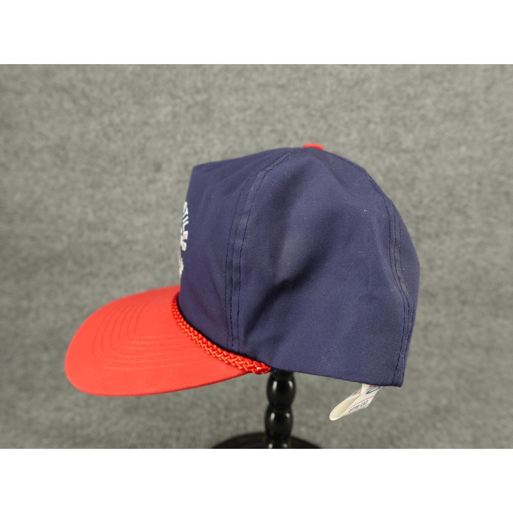 Otto Cap Stewart Stiles Truck Line Mens OS Navy Red Good Vintage Rope Hat‎ - Picture 7 of 9